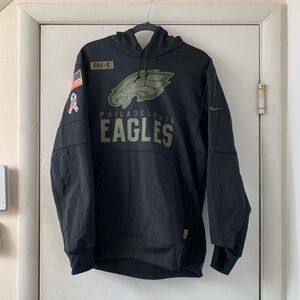 Philadelphia Eagles salute to service Hoodie Mens Large